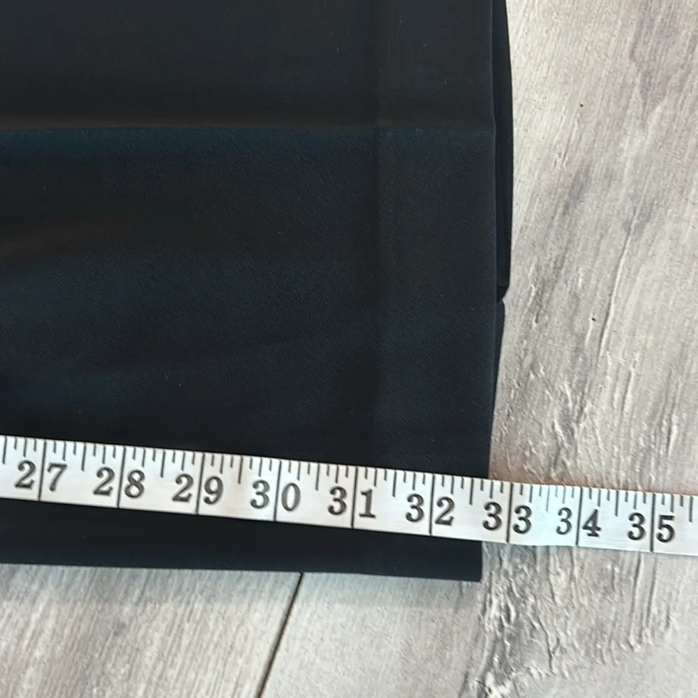 Peace of Cloth New York size 6 wide leg black dress pants business